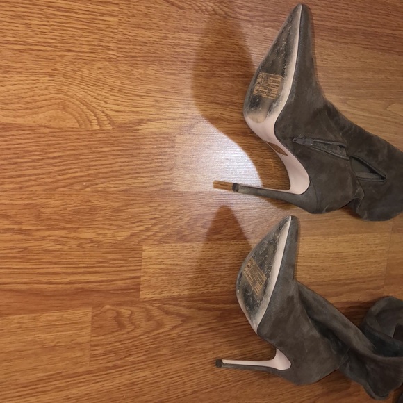 F21 Over Knee High Boots brown/tan - Picture 3 of 7